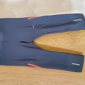 Nike Gray and Orange Leggings